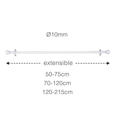 Vizierhouder Stor Planet Cintacor Bol 120-215 cm Metaal Wit