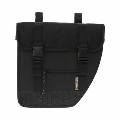 Basil tour dubbele fietstas zwart 35l