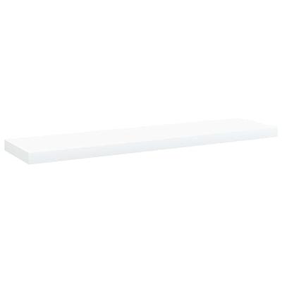 VidaXL Wandschappen 4 st 40x10x1,5 cm bewerkt hout wit