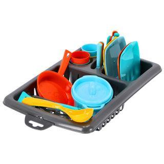 Afdruiprek met Servies