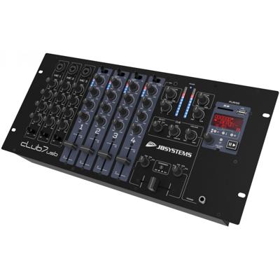 JB Systems Club7-USB 7-kanaals dj mixer 19 inch