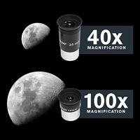 Celestron 22452 StarSense Explore LT114AZ Newtoniaanse reflectortelescoop met smartphone-apptechnologie - inclusief twee oculairs, 2x Barlow-lens, telefoondock en in hoogte verstelbaar statief, Zwart - thumbnail