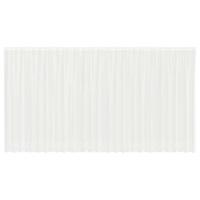 VidaXL Kantgordijn met gordijnen bloemen wit 240x750cm polyester - thumbnail