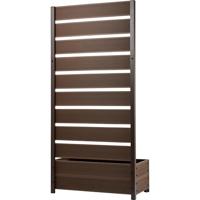 dobar Plantenbak met klimrek (Zilvergrijs) - thumbnail