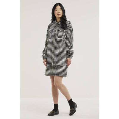 NOISY MAY jack NMFRANNIE met pied-de-poule zwart/wit NOISY MAY jack NMFRANNIE met pied-de-poule zwart/wit