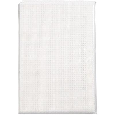 Creativ Company Aida, afm 50x50 cm, 24 vierkanten per 10 cm, wit, 1 stuk