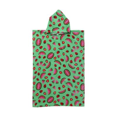 Strandponcho watermeloen - multikleur - 75x220 cm