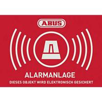 ABUS AU1423 Waarschuwingssticker Alarmsysteem Taal: Duits (b x h) 74 mm x 52.5 mm - thumbnail