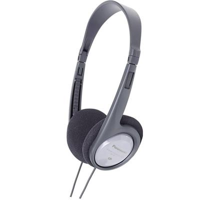 Panasonic RP-HT090 On Ear koptelefoon Kabel Grijs Volumeregeling Televisie