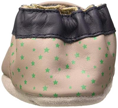 Robeez babyslofjes Lion circus gris taupe Maat