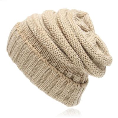 LGT JWLS Zand Grofgebreide Dames Muts LGT JWLS Zand Grofgebreide Dames Muts