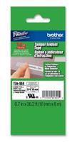 Brother TZe-SE4 Labeltape beveiliging Tapekleur: Wit Tekstkleur: Zwart 18 mm 8 m - thumbnail