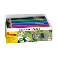 Eberhard Faber ef-511471 jumbo ergonomische kleurpotloden 72 stuks - thumbnail