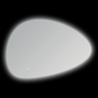 Spiegel Arcqua Rocker 80x55 cm met Organisch Backlight LED-verlichting - thumbnail