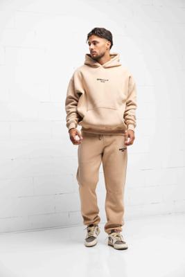 Cou7ure Essentials Basic Trainingspak Heren Bruin - Maat M - Kleur: Bruin | Soccerfanshop