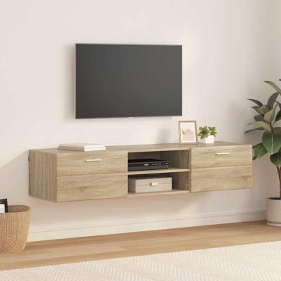 TV-kast met lade Sonoma eiken 150 x 39 x 30 cm Bewerkt hout