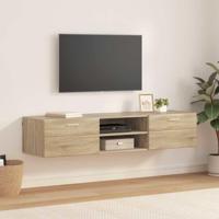 TV-kast met lade Sonoma eiken 150 x 39 x 30 cm Bewerkt hout - thumbnail