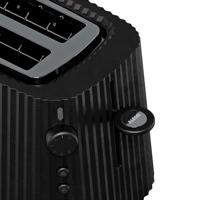 Alessi Broodrooster Plissé - 6 standen - Zwart - Michele de Lucchi - MDL08 B - thumbnail