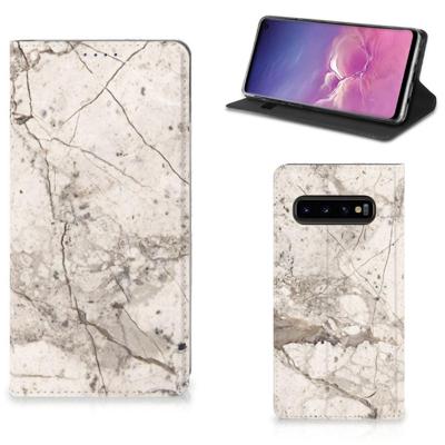 Samsung Galaxy S10 | Standcase | Marmer Beige