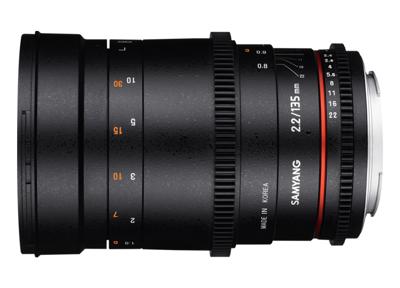 Samyang 135mm T2.2 VDSLR Sony E-Mount Samyang 135mm T2.2 VDSLR Sony E-Mount