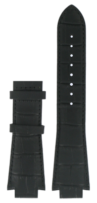 Horlogeband Tissot L875-975 / T610014557 Croco leder Zwart 14mm