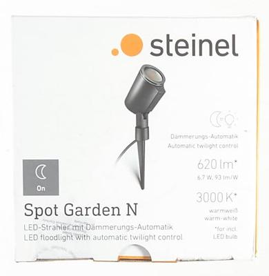 Steinel SPOT GARDEN NIGHTAUTO ANT 058692 LED-buitenschijnwerper Energielabel: F (A - G) 7.86 W Lichtkleur (naam): Wit Steinel SPOT GARDEN NIGHTAUTO ANT 058692 LED-buitenschijnwerper Energielabel: F (A - G) 7.86 W Lichtkleur (naam): Wit