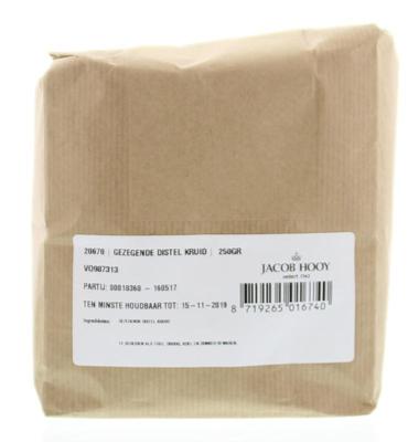 Jacob Hooy Gezegende distel 250 Gram Jacob Hooy Gezegende distel 250 Gram