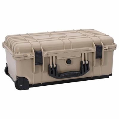 VidaXL Harde bagagekoffer zand 56 x 35 x 23 cm polypropyleen en abs VidaXL Harde bagagekoffer zand 56 x 35 x 23 cm polypropyleen en abs