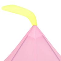 VidaXL Kinderspeeltent met 250 ballen 100x100x127 cm roze - thumbnail
