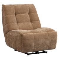 Relaxfauteuil Humla Lichtbruin ribstof - thumbnail