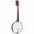 Gold Tone BU-1 Banjolele met element, inclusief draagtas - thumbnail