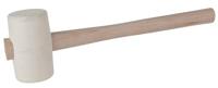 KS Tools 140.1234 Rubberen hamer wit, 270 g - thumbnail