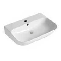 Wastafel BWS Mark 65.5 x 42 x 16.5 cm Keramiek Glans Wit - thumbnail