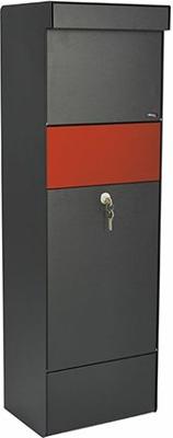 Pakketbrievenbus Allux Grundform zwart