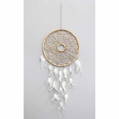 Dromenvanger Bruin met Witte Veren (90 x 30 x 30 cm)