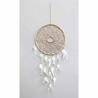 Dromenvanger Bruin met Witte Veren (90 x 30 x 30 cm) - thumbnail