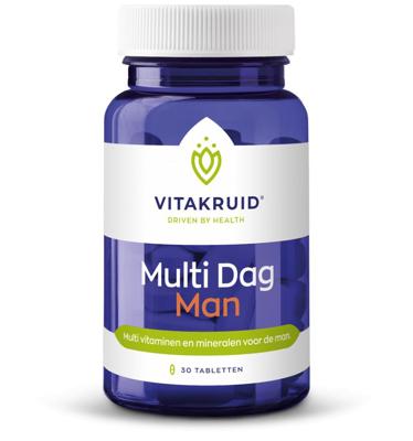 Vitakruid Multi Dag Man 100% Vegan 30