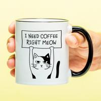 Mok I Need Coffee Right Meow - thumbnail