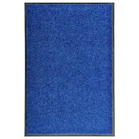VidaXL Deurmat wasbaar 60x90 cm blauw - thumbnail