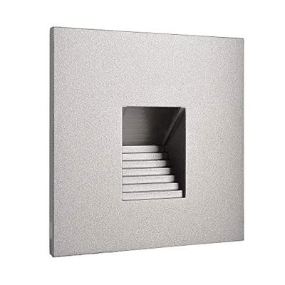 Deko Light Abdeckung eckig grau Stufe für Alwaid 930486 Afdekking Grijs