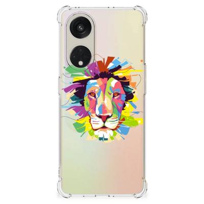 OPPO A98 Stevig | Bumper Hoesje | Lion Color