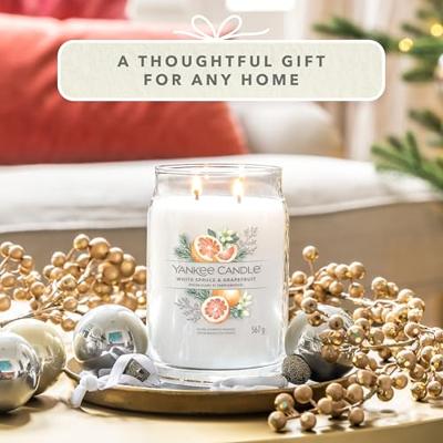 Yankee Candle white spruce & grapefruit signature large jar