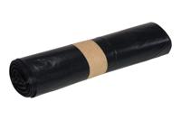 KOMO Afvalzak | Gerecycled LDPE | 60x80cm | grijs | 20 rol - thumbnail