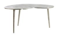 Light & Living Organische Bijzettafel 'Linos' 80 x 60cm, kleur Nikkel - thumbnail