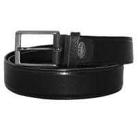 Timbelt Leren Riem Gestikt Zwart | Maat 105 - thumbnail