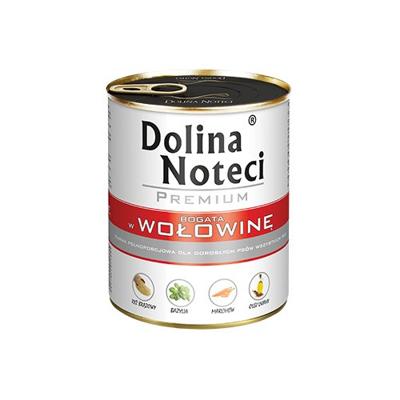 DOLINA NOTECI Premium rijk aan rundvlees - nat hondenvoer - 800g