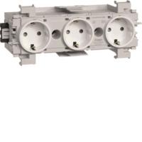 Hager Sonstiger Steckverbinder Stopcontact voor Accessoires voor elektroplintsysteem Wit 1 stuk(s) - thumbnail