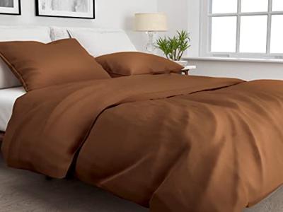 Zo! Home Zo Home Satinado Dekbedovertrek 140x200/220 Copper Orange