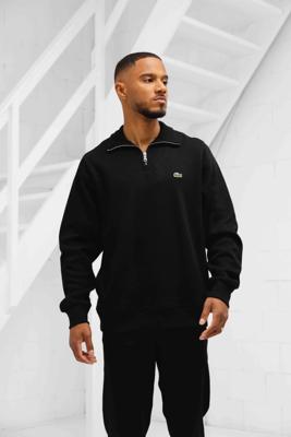 Lacoste Half Zip Sweater Heren Zwart - Maat XL - Kleur: Zwart | Soccerfanshop