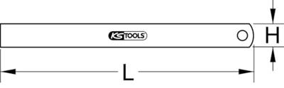 KS Tools 300.0110 3000110 Duimstok Verenstaal